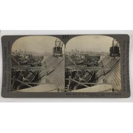 Four of our submarines in dry dock in government Navy yard