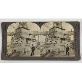 Forward turret and bridge of U.S.S. Maryland