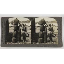 Projectiles weighing 1070 lbs. - Powder 325 lbs. One load for the 12-inch disappearing gun, Fortress Monroe, Va