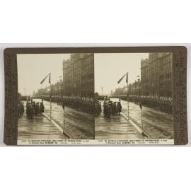 The Australian Expeditionary Force passing the Govenor-General in front of Parliament House, Melbourne, Vic