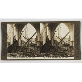 The Great War.  Ruins of the church, Proyart, France