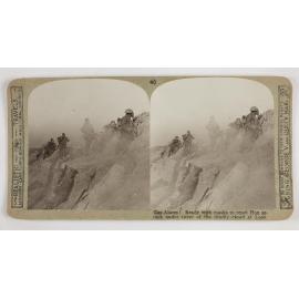 Gas alarm!  Ready with masks to repel Hun attack under cover of the deadly cloud at Loos