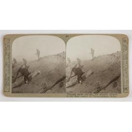 Through smoke and gas, our infantry advance to the final assault of Passachendaele Ridge