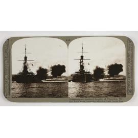 Dreadnoughts bombard heights of Chocolate Hill and Lalu Baba, covering advance from Suvla Bay