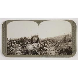 Entrenchments on the crest of Table Top scaled by New Zealanders with irresistible courage