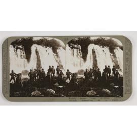 British troops from invading colums reFrenchsh themselves at a water-fall
