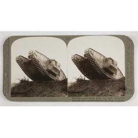 Monster tanks break down the belts of barbed wire and carry consternation to the Hun, Cambrai