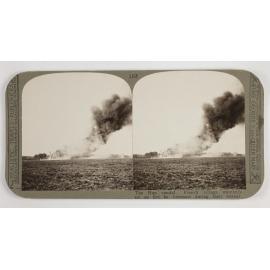 The Hun vandal.  French village wantonly set on fire by Germans during their retreat