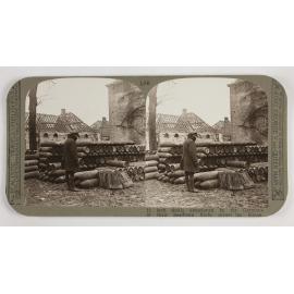 11 inch shells abandoned by the Germans in their headlong flight across the Rhine