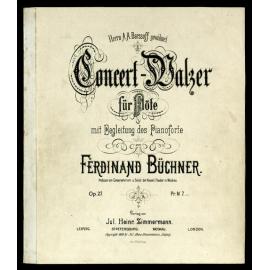 Concert-Walzer : für Flöte mit Begleitung des Pianoforte : op. 27
