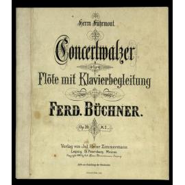 Concertwalzer : für Flöte mit Klavierbegleitung : op. 39
