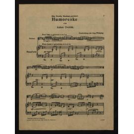 Humoreske / von Anton Dvořák ; Bearbeitung von Aug. Wilhelmj.