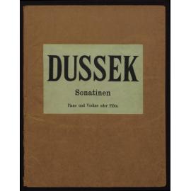 Sonatinen für Pianoforte und Violine oder Flöte, opus 20 [i.e. 19] / von J.L. Dussek ; herausgegeben von Friedrich Hermann.
