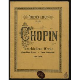 Compositions diverses / de Fr. Chopin ; transcrites pour flûte et piano par O. Standke. 
