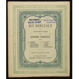 Dix morceaux für Flöte und Klavier, op. 62. No. 1, Cavatine / Joachim Andersen. 