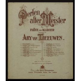 Etude / Fr. Chopin, Op. 25, No. 2 ; für Flöte und Klavier bearb. von Ary van Leeuwen. 
