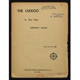 The cuckoo : for three flutes / Arensky-Wood. 