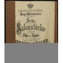 Sechs Salonstücke für Flöte und Klavier : op. 60. No. 1, Romance / Ernesto Köhler. 