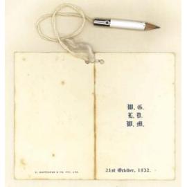 W.G. L.D. W.M, 21st October 1932