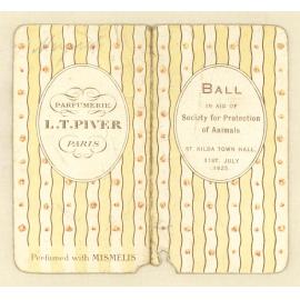 Ball in aid of Society for Protection of Animals, 31st July 1925