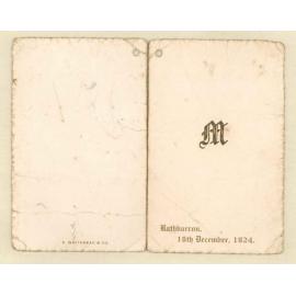 M, 16th December 1924