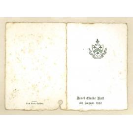 Janet Clarke Hall, 5th August 1932