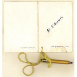St. Catherine's, 16th November 1929