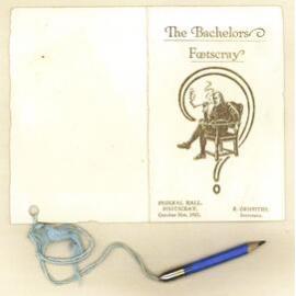 The bachelors Footscray, 31st October 1922