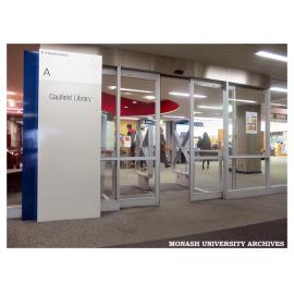 Library entrance, Caulfield campus