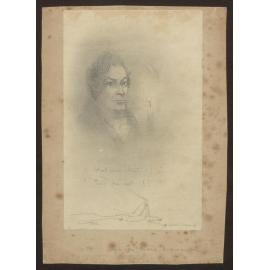 Two pencil sketches of William Bligh