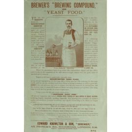 Brewer's "brewing compound," or "yeast food"