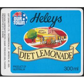 Heleys Soft Drinks. Diet Lemonade. Product of Australia. 300ml.