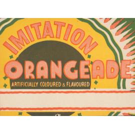 Imitation Orangeade. Artificially coloured and flavoured.