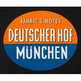 Fahrig's Hotel Deutscher Hof München