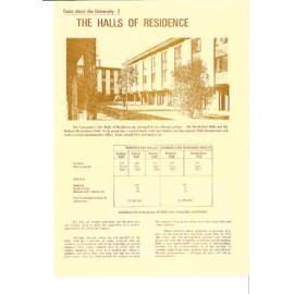 Facts about the University 2 - The Halls of Residence