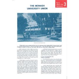 Facts about the University 3 - The Monash University Union
