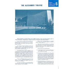 Facts about the University 6 - The Alexander Theatre