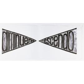 Crescendo Diminuendo linocut proof