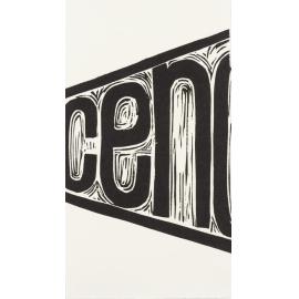 Crescendo Diminuendo linocut proof