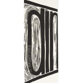 Crescendo Diminuendo linocut proof