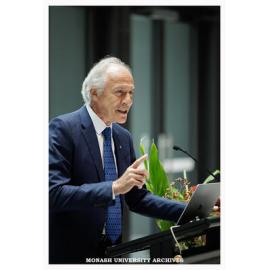 Dr Alan Finkel speaking at the naming of the Alan Finkel Building for Technology and Design