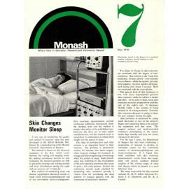 Monash: What's new in education, research and community services no.7