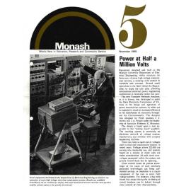 Monash: What's new in education, research and community services no.5