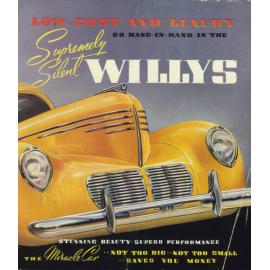 Low cost and luxury go hand in hand in the supremely silent Willys.