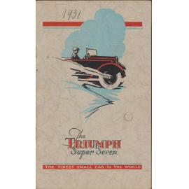 The Triumph Super Seven.