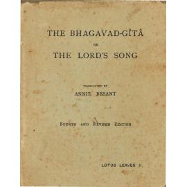 The Bhagavad-gîtâ; or, The Lord's song