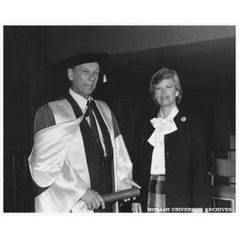 Honorary graduate, Dr Nigel Gray and Mrs Gray