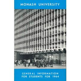 General Information for Students for 1964 booklet