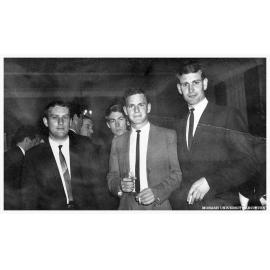 Barry Wentworth, Ian Dudgeon and John Howell (left to right) at the Society of the Faculty of Economics and Politics (ECOPS) dinner 