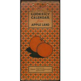 Cookery calendar from apple land